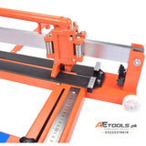 Orange Color 4 Ft Heavy Duty Tile Cutter with Solid Patti Rod, Laser Line, wheels & Ball Bearing