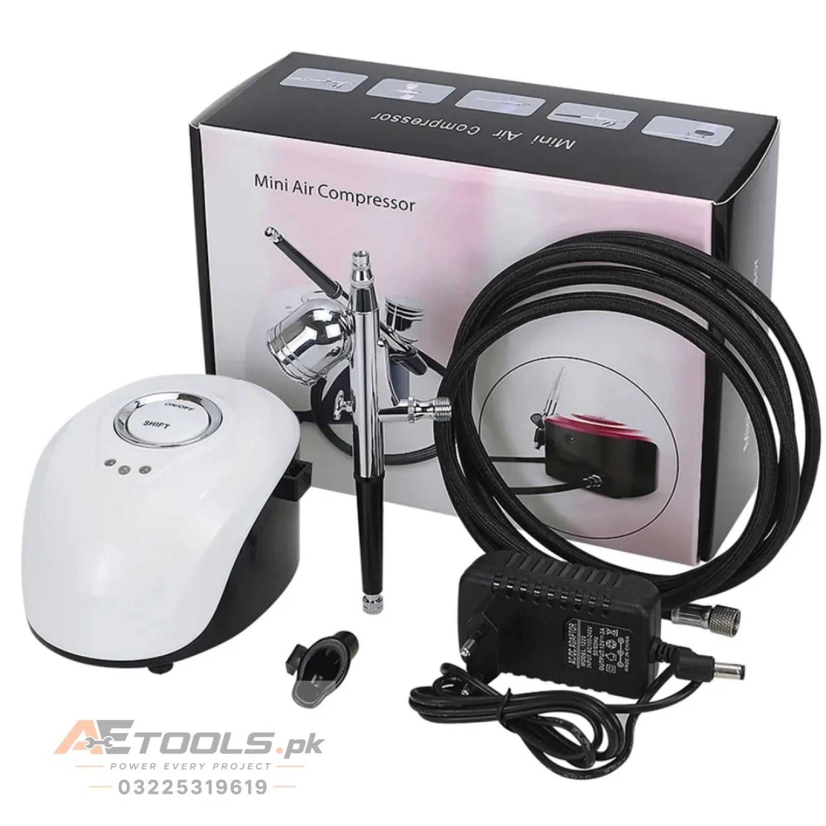 Airbrush Kit with Compressor 220V complete air spray painting set