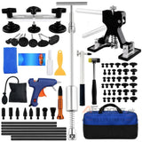 Professional PDR Car Dent Repair Tool Kit with Bridge Puller, Slide Hammer and Glue Gun