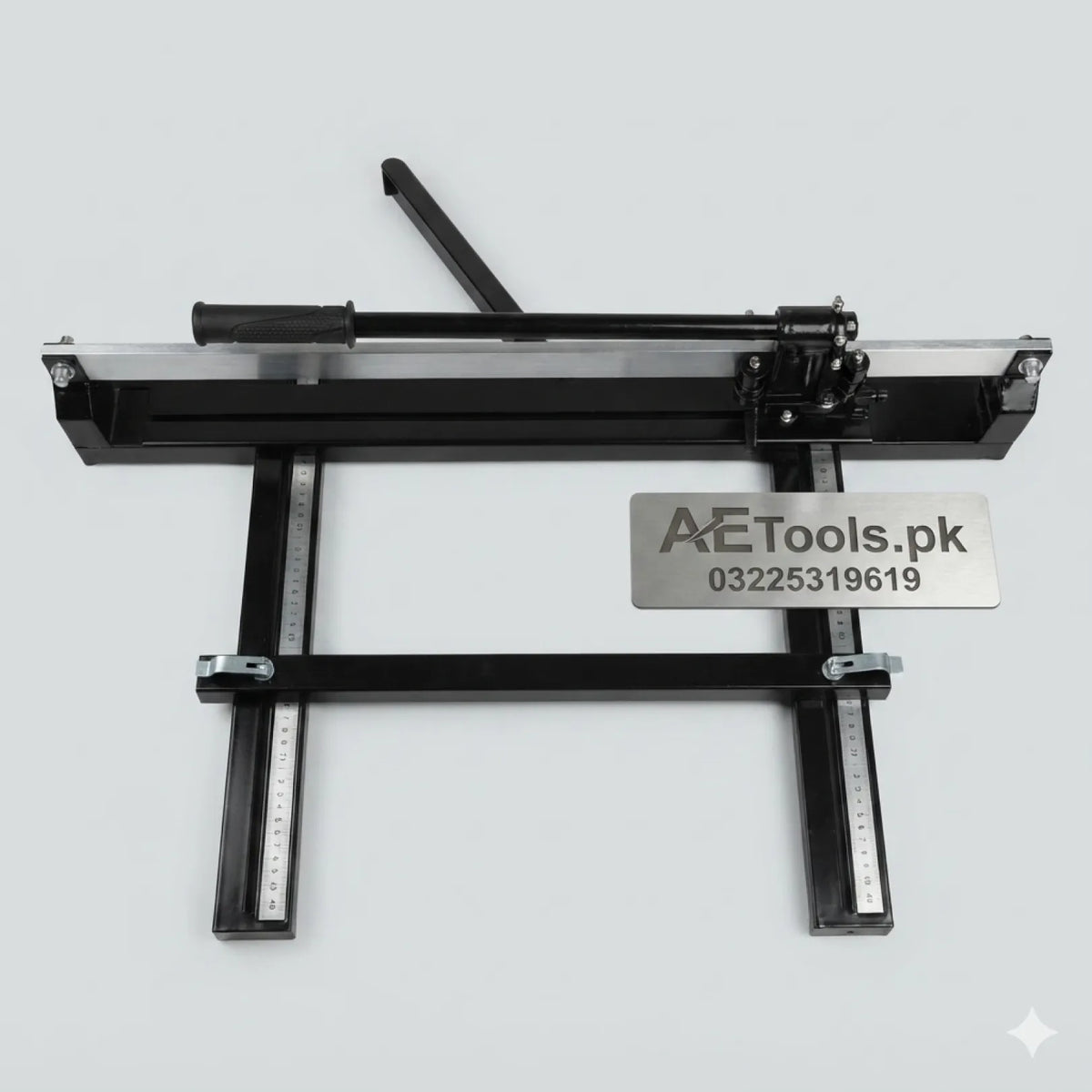2 Feet Solid Single Patti Tile Cutter with Ball Bearing & Laser