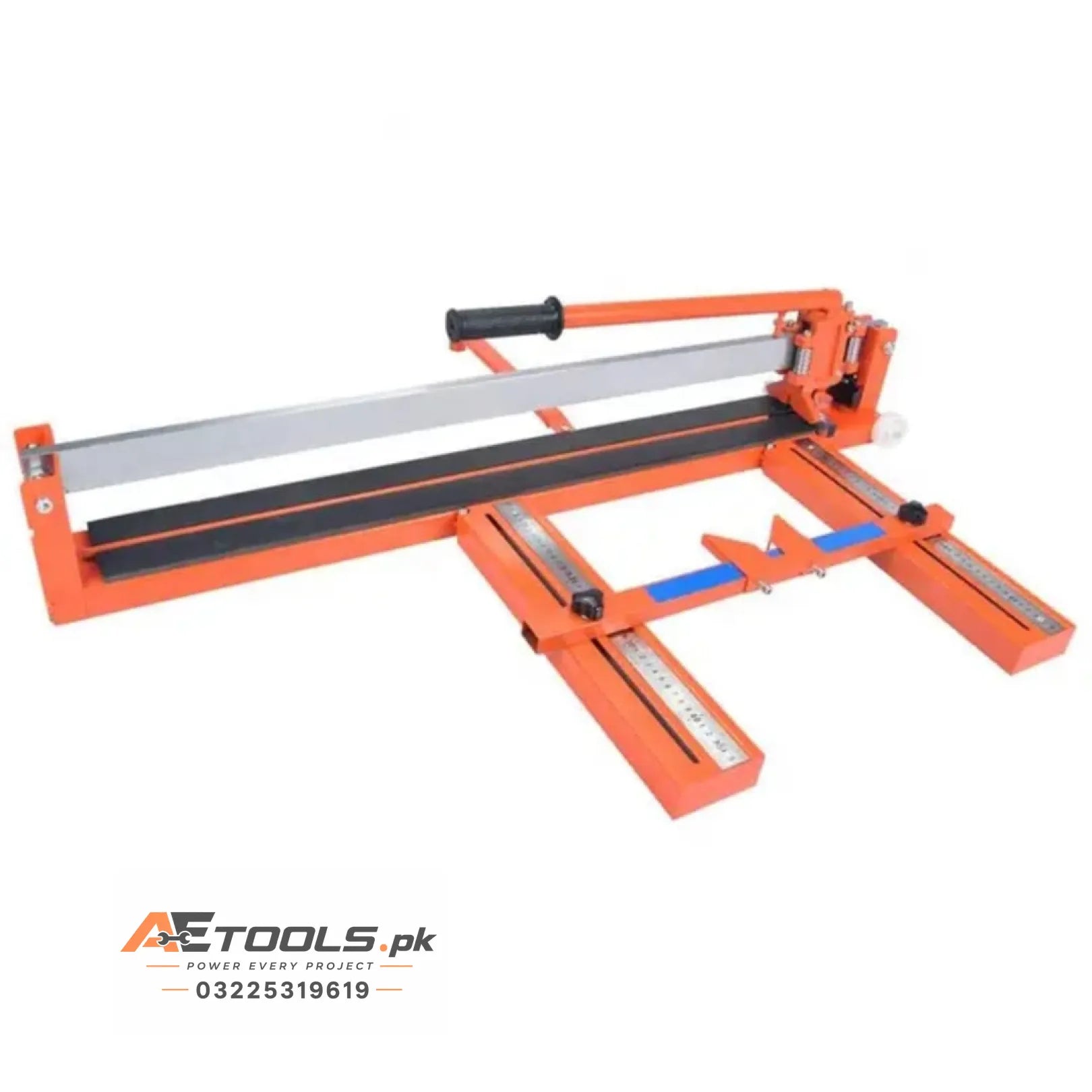 4 Feet Heavy Duty Tile Cutter with Solid Patti Rod, Laser Line & Ball Bearing