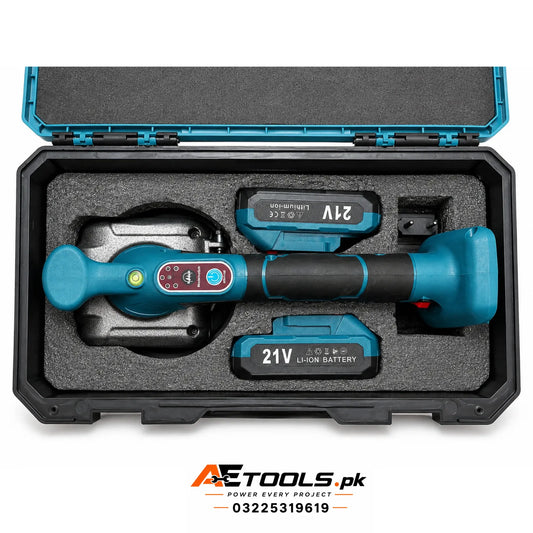 6 Speed Tile Vibrator with Double 21V Battery Pack in PVC Box