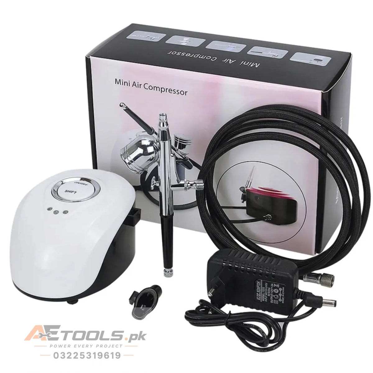 Airbrush Kit with Compressor 220V complete air spray painting set