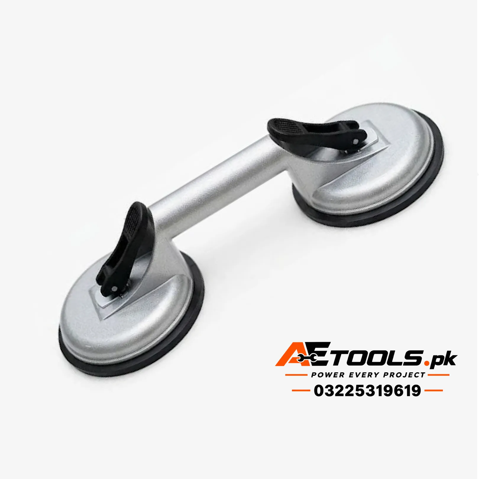 Premium Aluminum Glass and Tile Suction Cup Lifter Double Available on AETools.pk