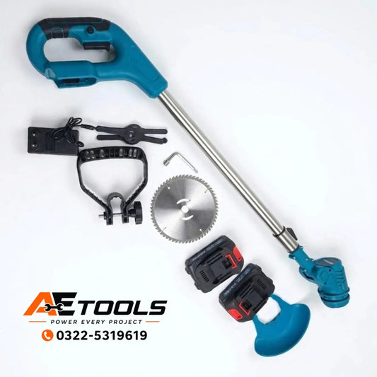 Cordless Grass Cutter with Double Battery – Rechargeable Garden Trimmer Best Price in Pakistan