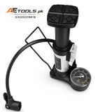 High pressure foot pump up to 160 PSI with wide non-slip pedal