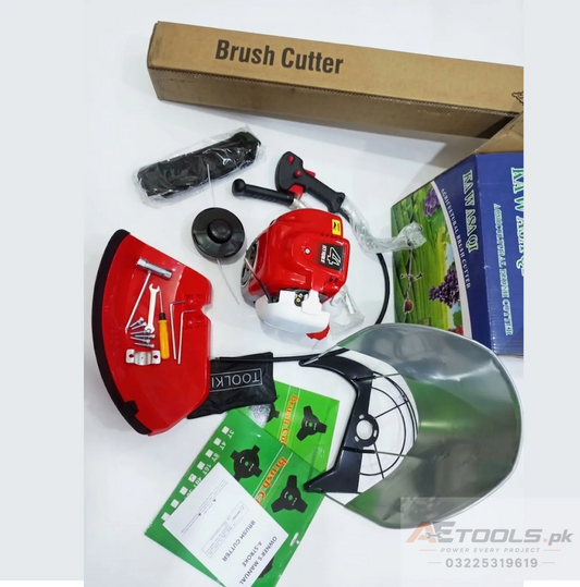 Kawasaki 4-stroke brush cutter grass trimmer machine - AE Tools