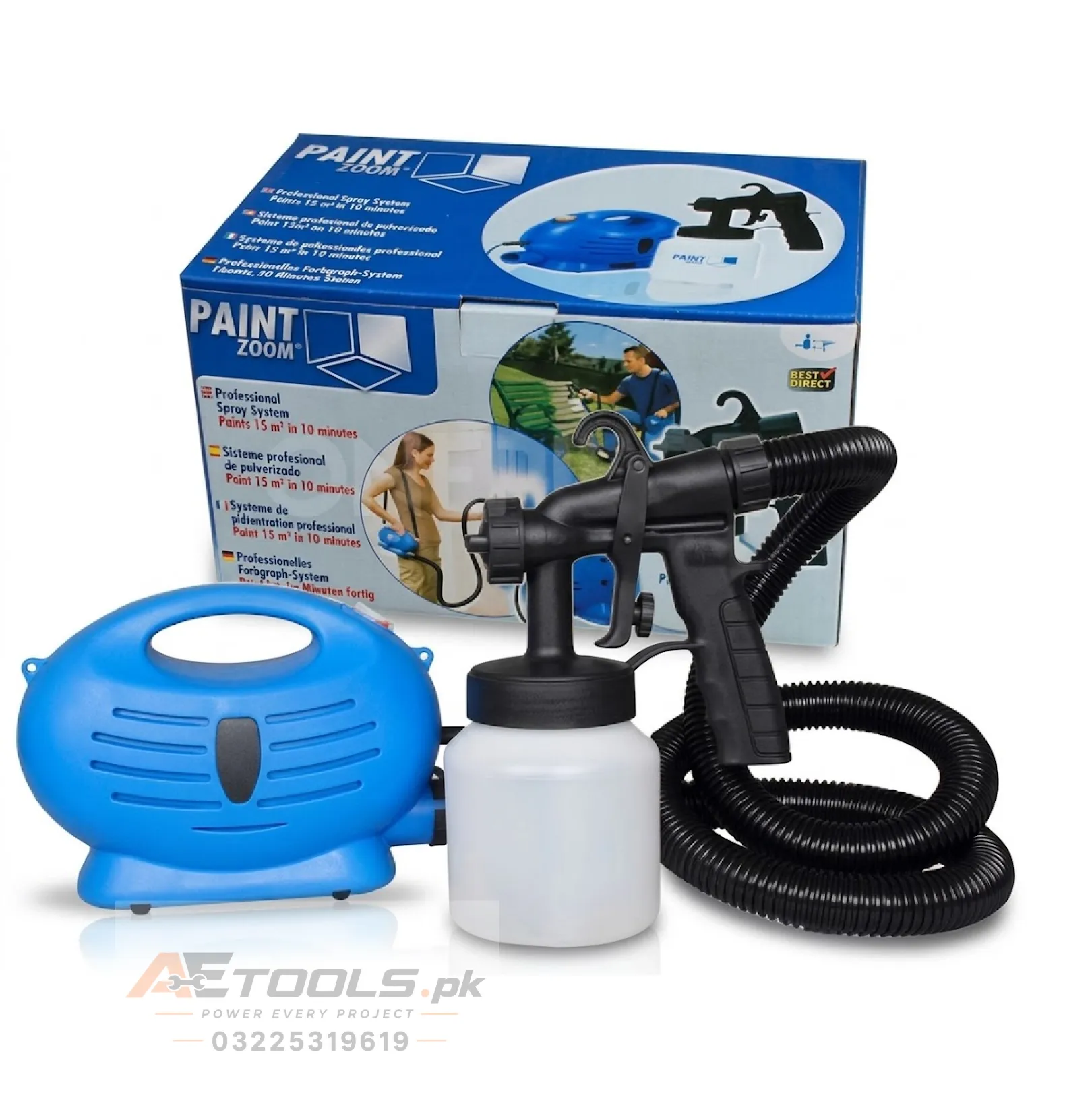 Paint Zoom 650W Paint Spray Machine with Blower Function