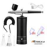 Portable Airbrush Compressor Kit for Nail Art, Painting and Crafts with 0.3mm Nozzle