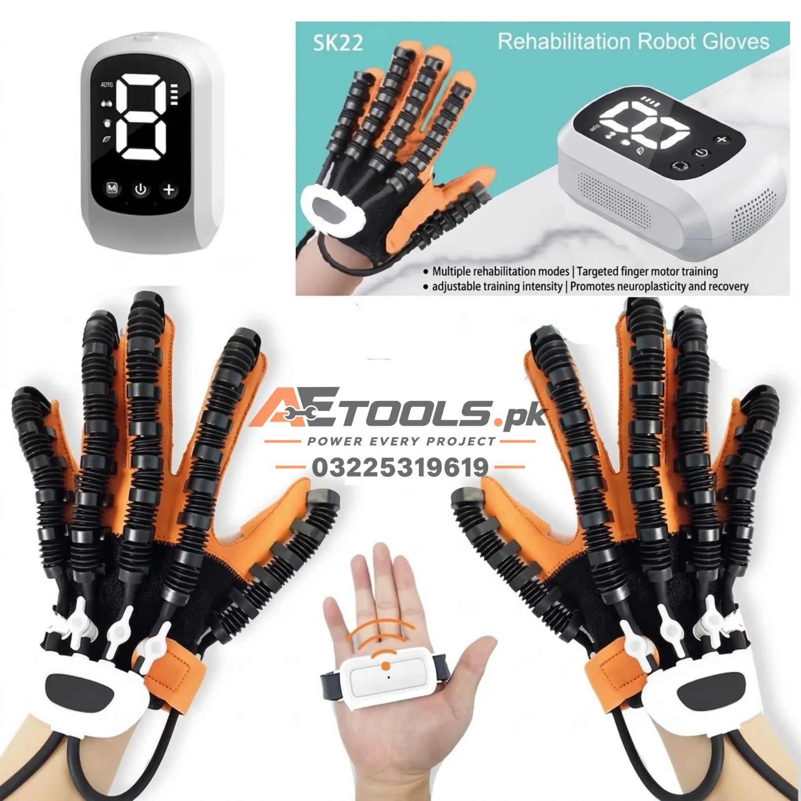 SK22 Rehabilitation Robot Glove for Hand and Finger Recovery Training